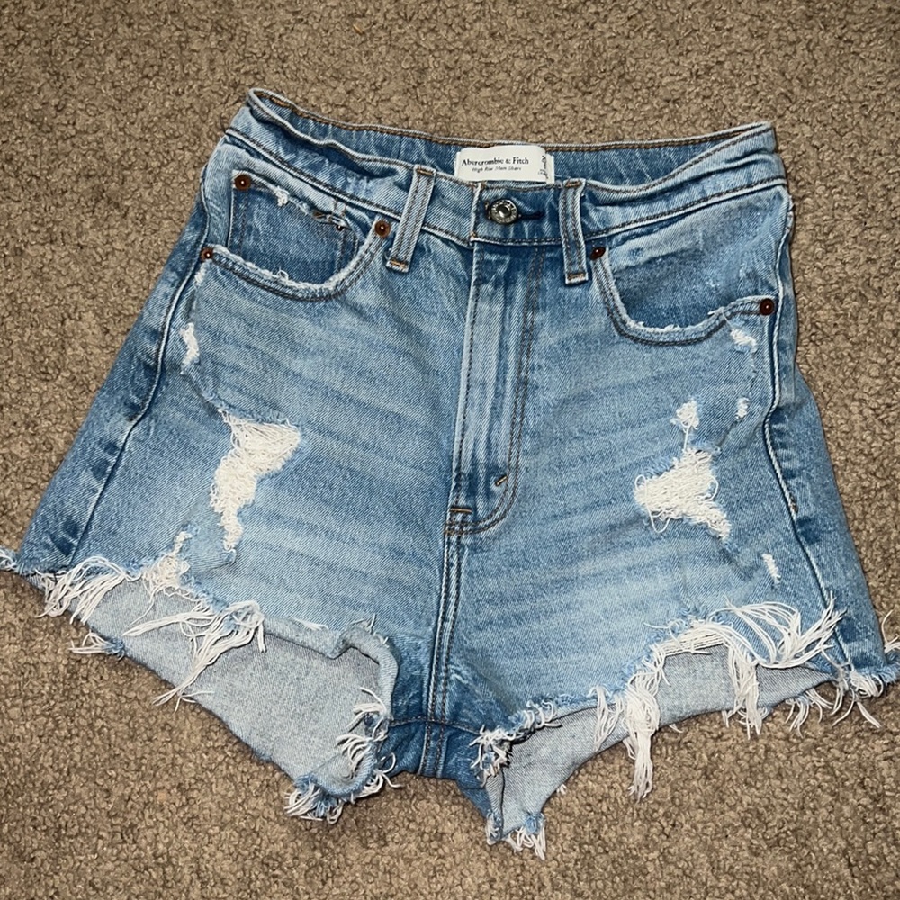 Abercrombie & Fitch High Rise Mom Shorts - Curve Love